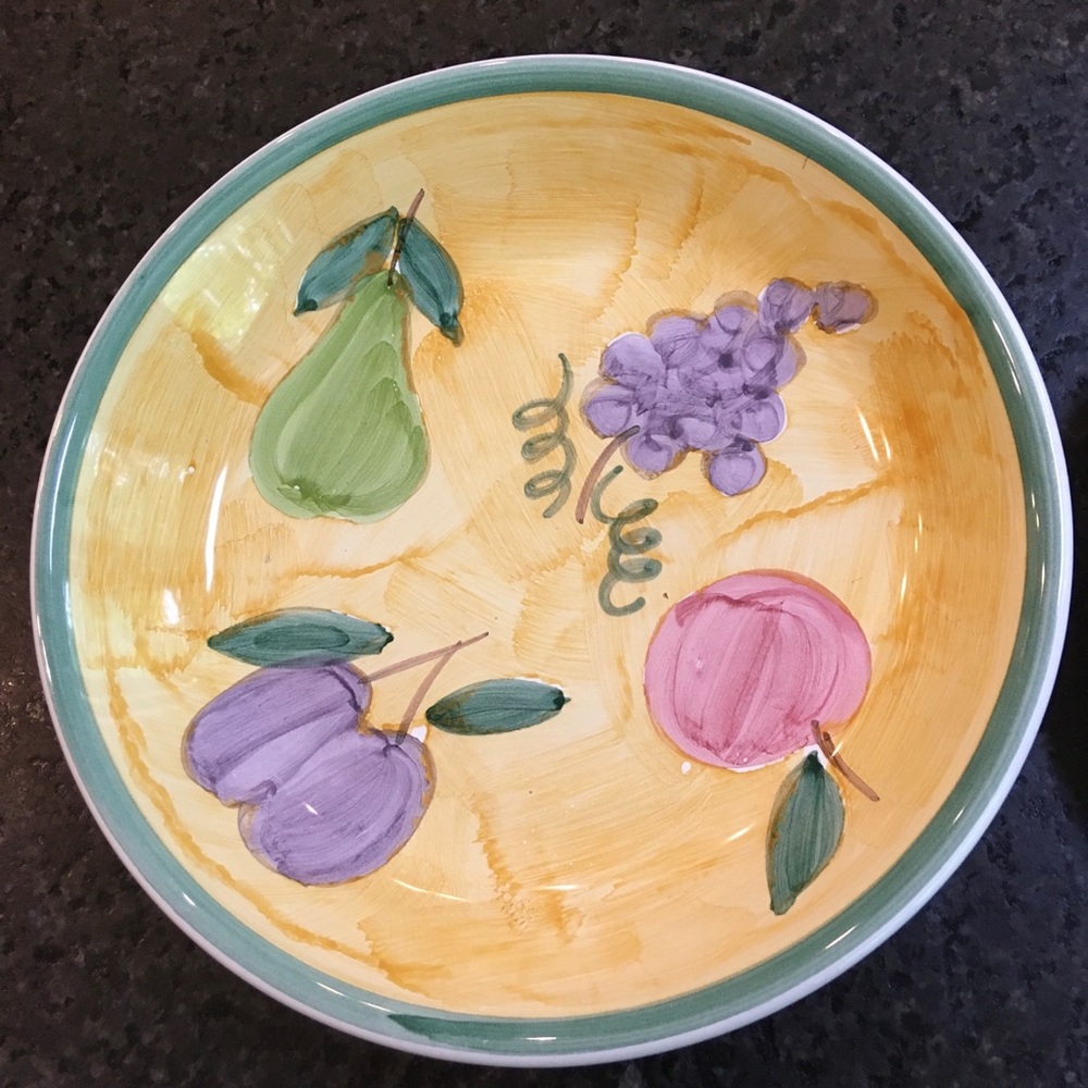 Italian pottery—2 plates